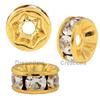 Rhinestone Rondelles